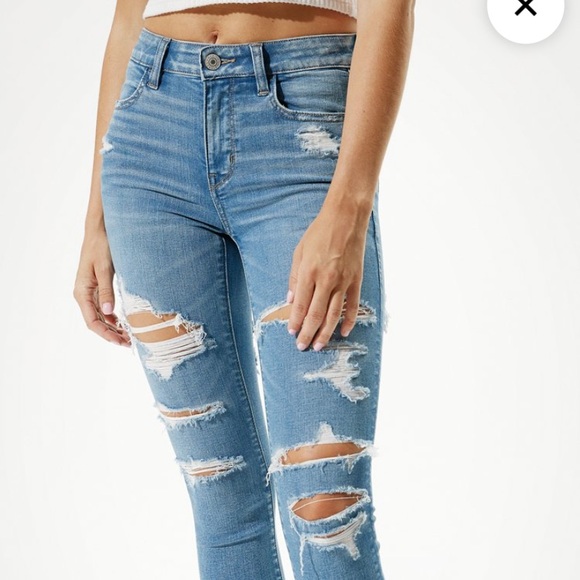 American Eagle Outfitters Denim - American Eagle Next Level Distressed Jeggings